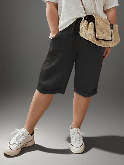 Beatrice | Pantalón con Cordón y Bolsillos Laterales