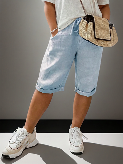 Beatrice | Pantalón con Cordón y Bolsillos Laterales