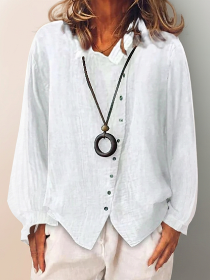 Olivia | Camisa de Manga Larga con Botones