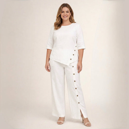 Grazyna | Conjunto Elegante de Lino