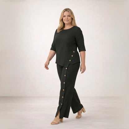 Grazyna | Conjunto Elegante de Lino