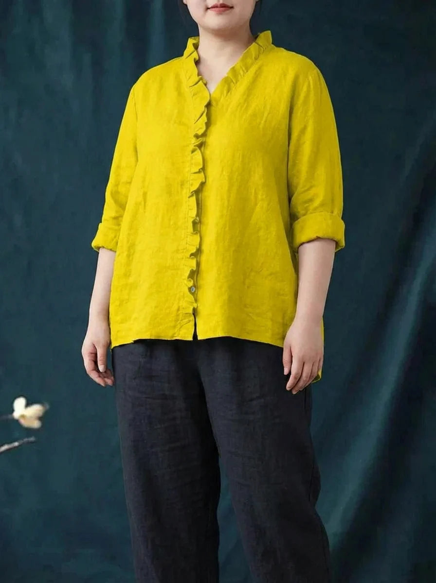 ELINE | BLUSA DE LINO ELEGANTE