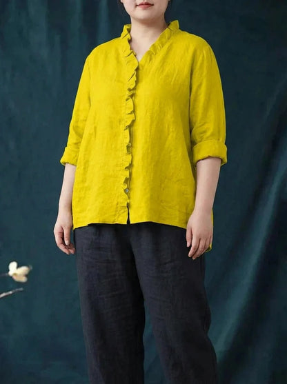 ELINE | BLUSA DE LINO ELEGANTE