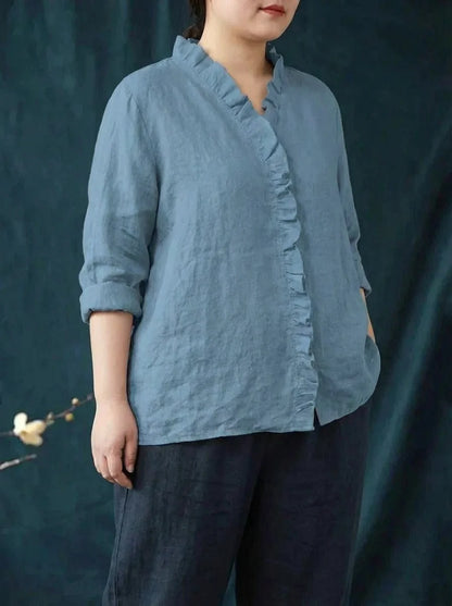 ELINE | BLUSA DE LINO ELEGANTE