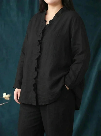 ELINE | BLUSA DE LINO ELEGANTE