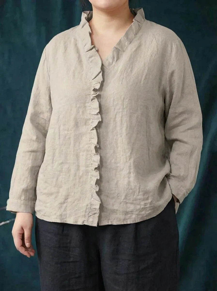 ELINE | BLUSA DE LINO ELEGANTE