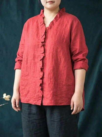 ELINE | BLUSA DE LINO ELEGANTE