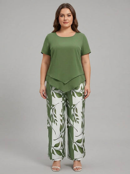 Avy | Conjunto Estampado de Hojas