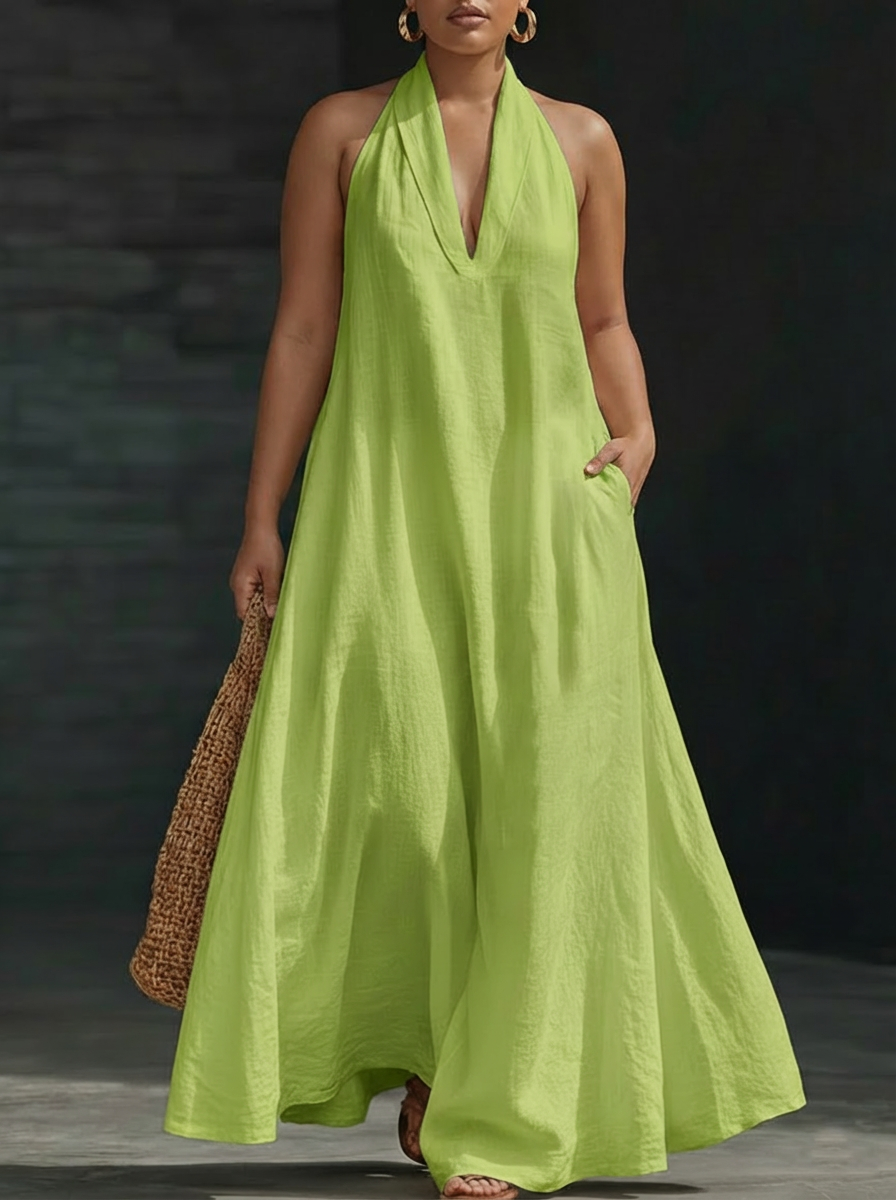 Aveline | Vestido Maxi Halter