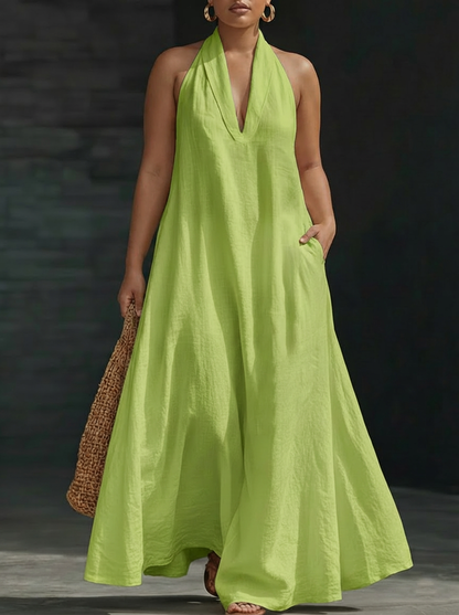 Aveline | Vestido Maxi Halter