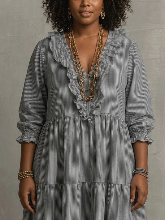 Elowen | Vestido Maxi Boho Manga Larga