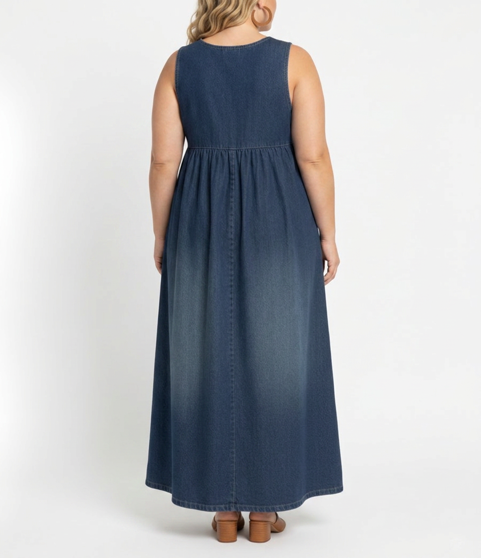 Vestido Largo Vaquero Vintage Karen