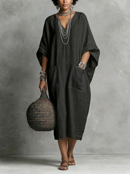 Kaia | Vestido Maxi Kaftan Relajado