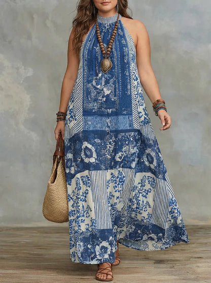 Isla | Vestido Maxi Patchwork