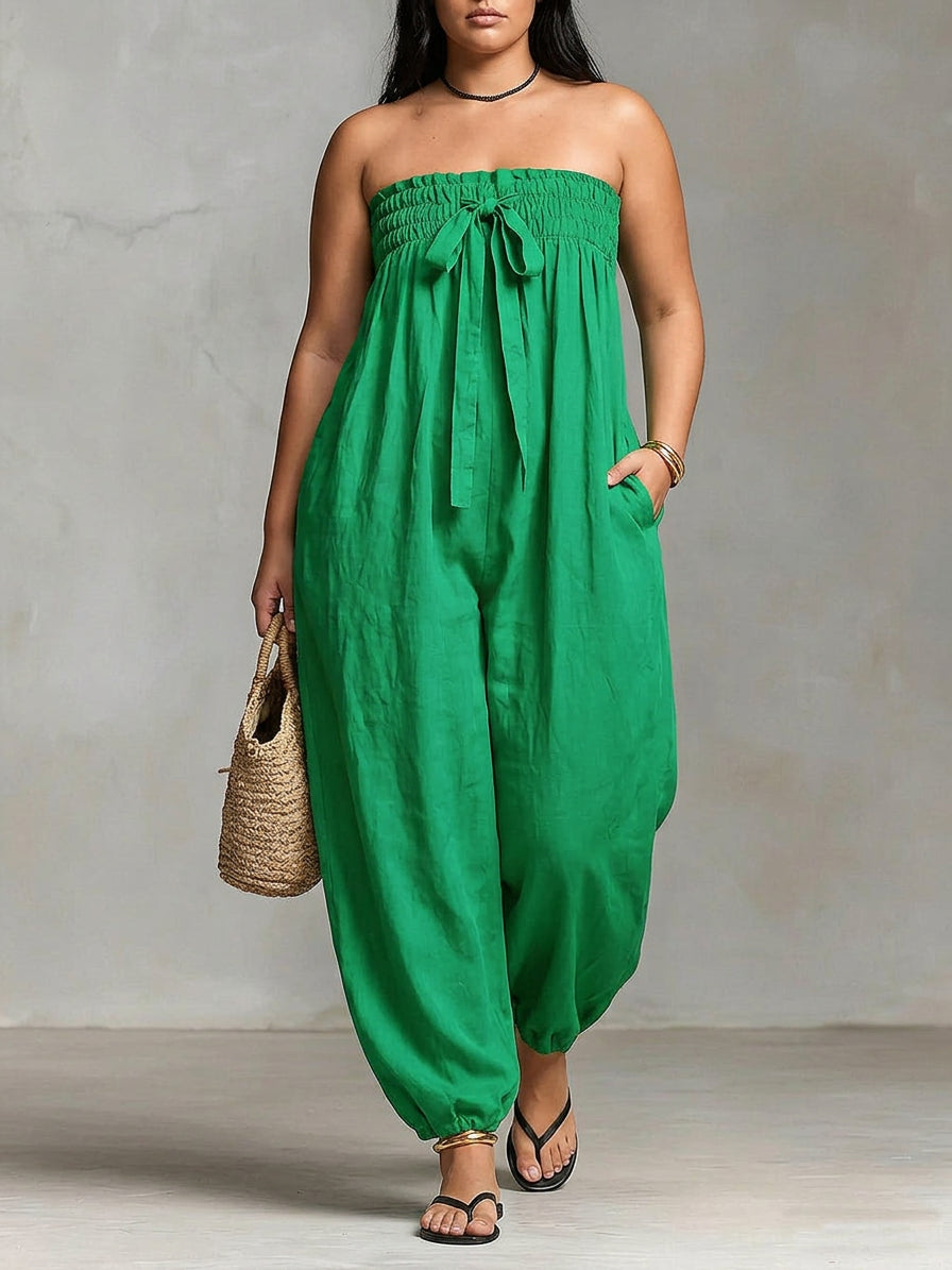 Nova | Vestido Maxi Fluido sin Tirantes