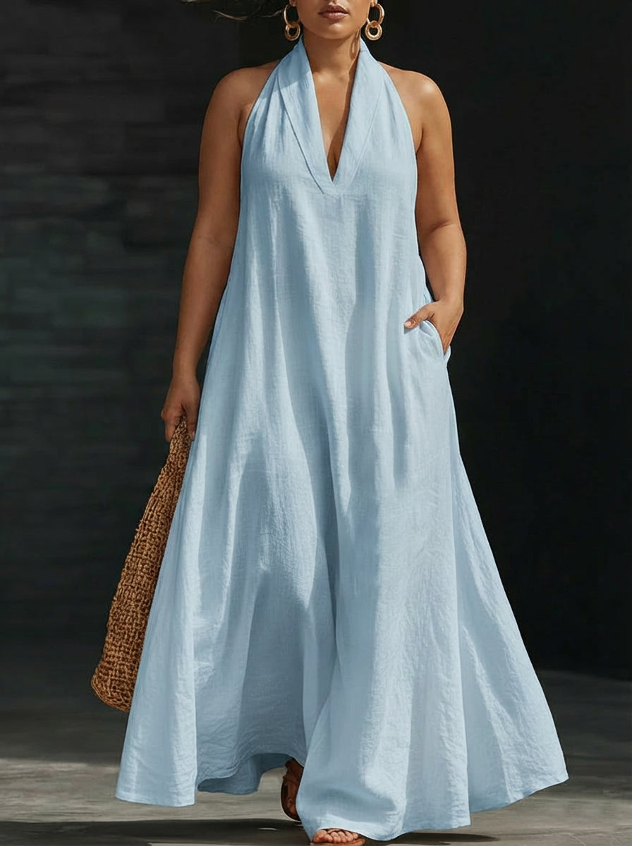 Aveline | Vestido Maxi Halter