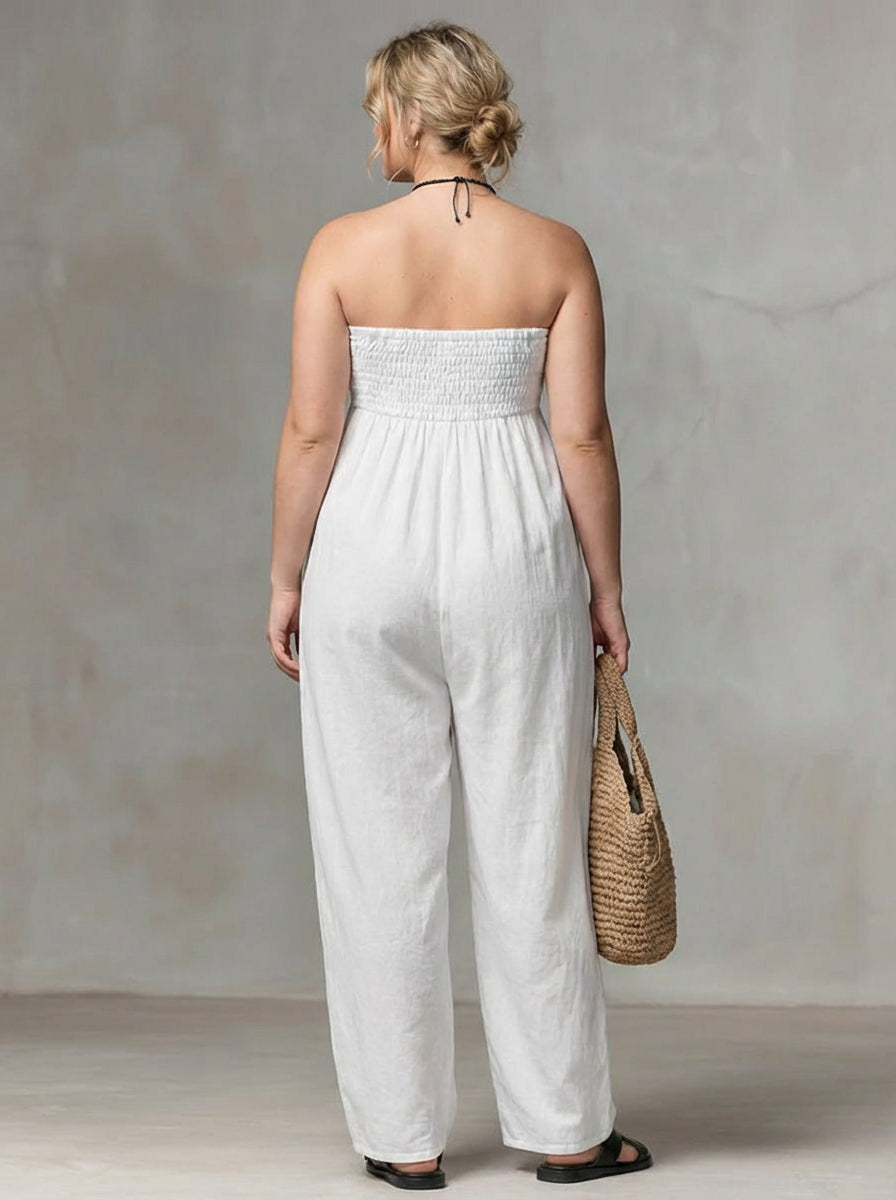 Nova | Vestido Maxi Fluido sin Tirantes