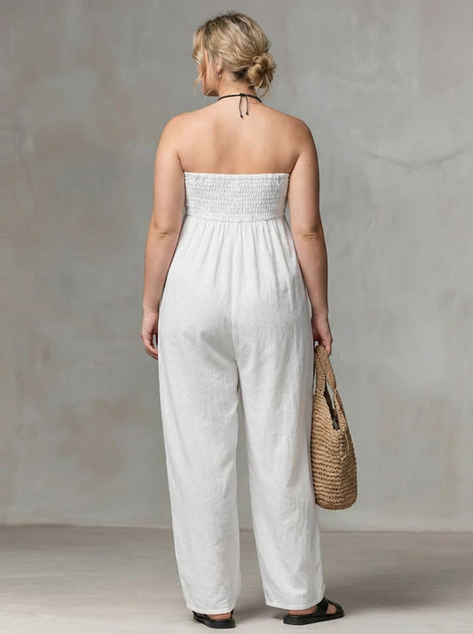 Nova | Vestido Maxi Fluido sin Tirantes