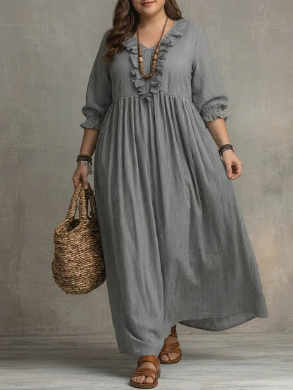 Elowen | Vestido Maxi Boho Manga Larga