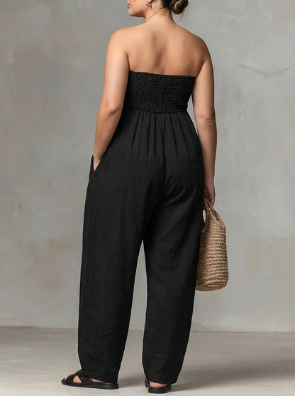 Nova | Vestido Maxi Fluido sin Tirantes