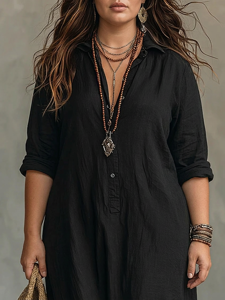 Nora | Vestido Maxi Relajado