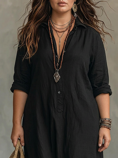 Nora | Vestido Maxi Relajado