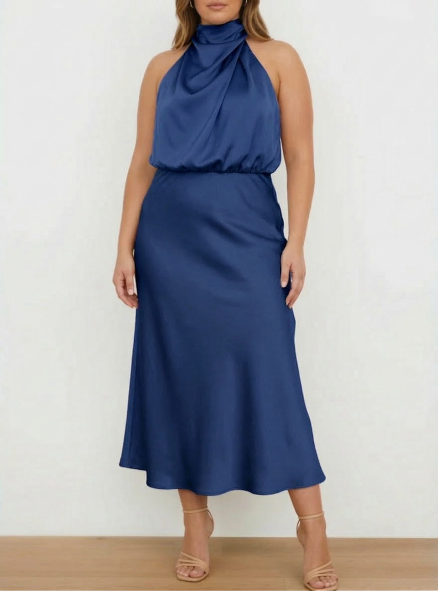 Quentin | Vestido Drapeado Estilo Sahara