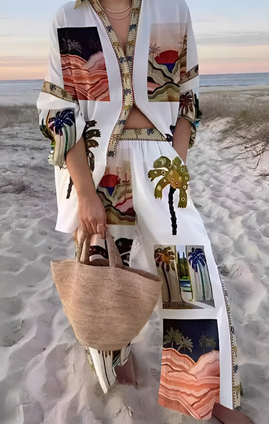 Palmera | Conjunto de Lino
