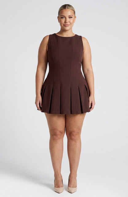 Vestido Corto Granate Rory