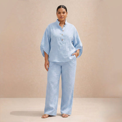 Maria | Conjunto Holgado de Lino
