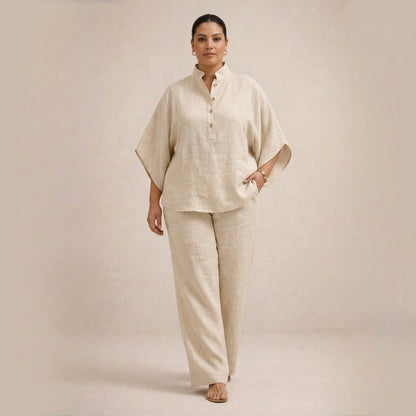 Maria | Conjunto Holgado de Lino