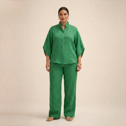 Maria | Conjunto Holgado de Lino