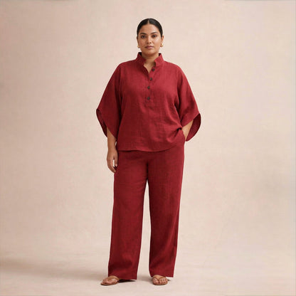 Maria | Conjunto Holgado de Lino