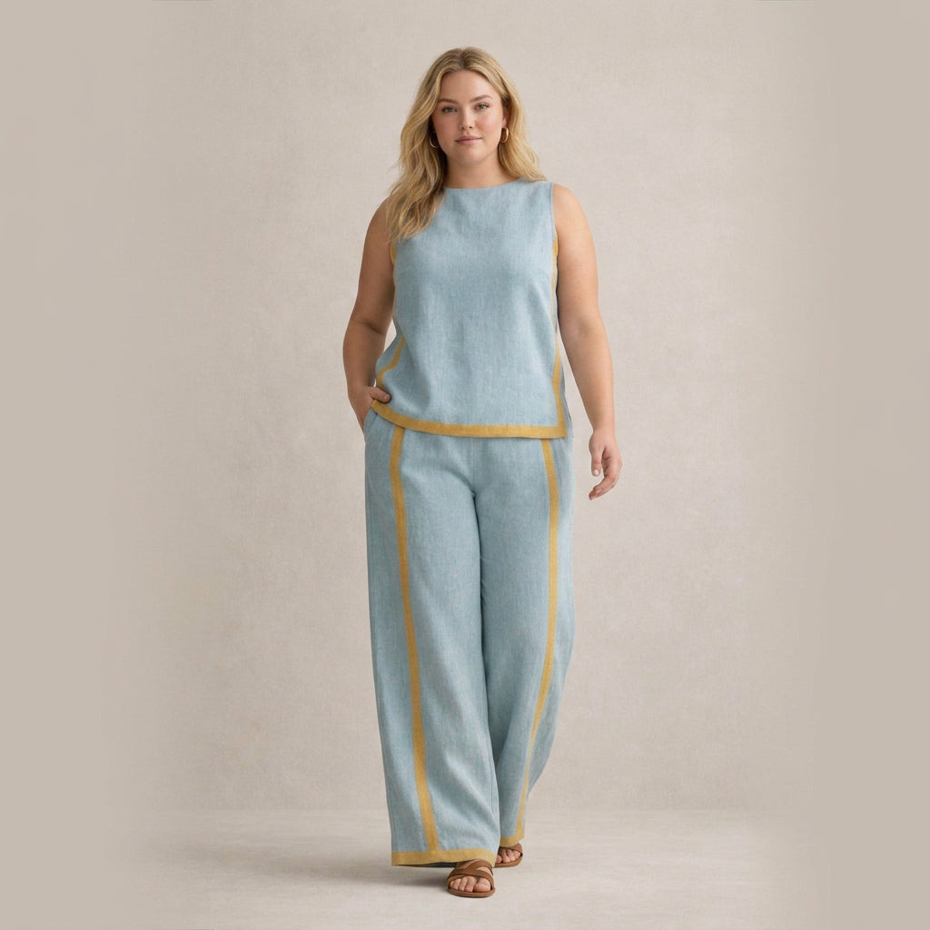 Sophie | Conjunto Elegante de Pierna Ancha