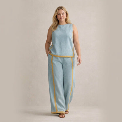 Sophie | Conjunto Elegante de Pierna Ancha