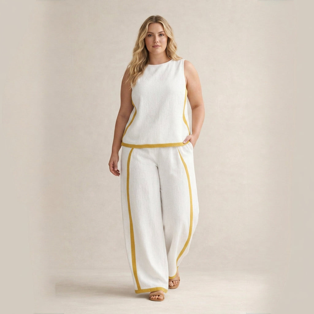 Sophie | Conjunto Elegante de Pierna Ancha