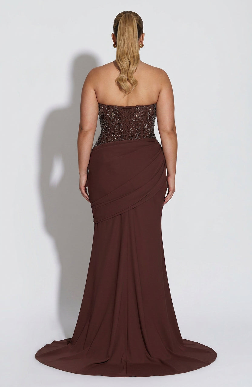 Vestido de Gala Granate Taylor
