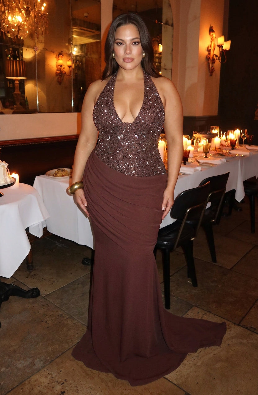 Vestido de Gala Granate Taylor