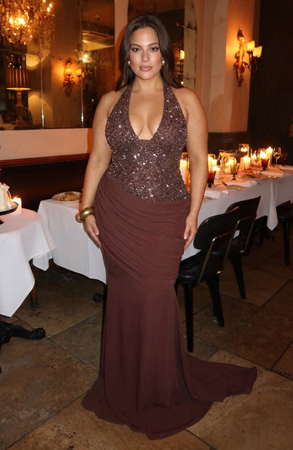 Vestido de Gala Granate Taylor