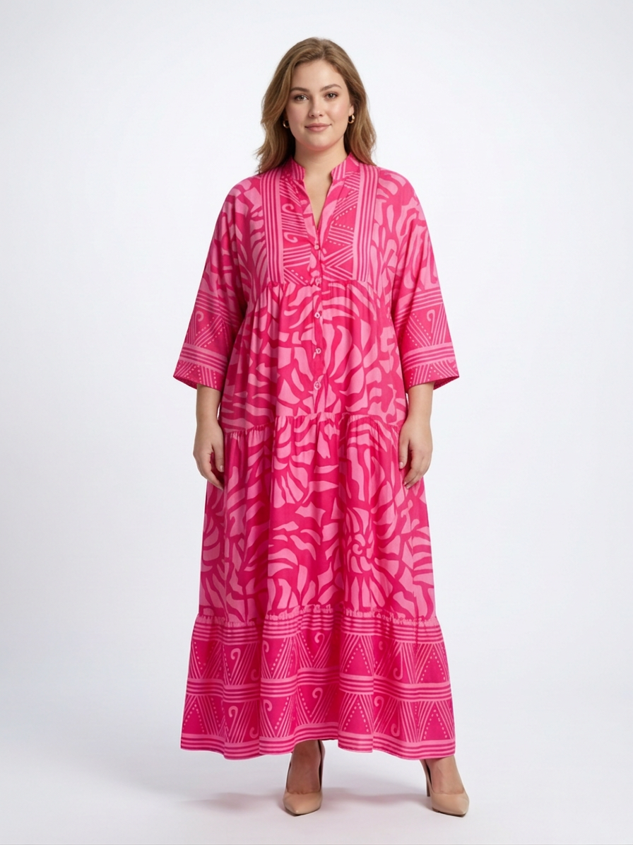 Marielle | Button Front Midi Dress