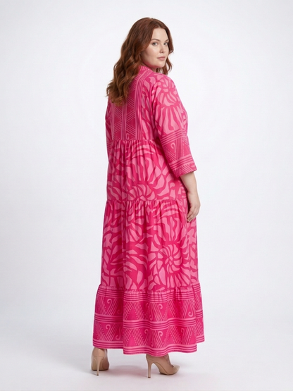 Marielle | Button Front Midi Dress