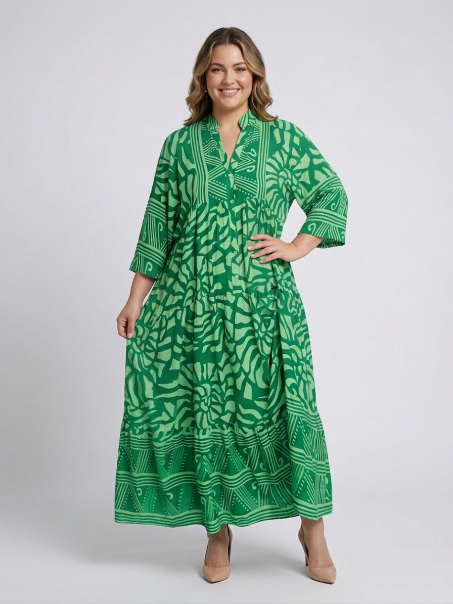 Marielle | Button Front Midi Dress